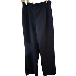 Lauren Ralph Lauren Women Dress Pants Sz 4P Wool Navy Pinstripe Classic Office